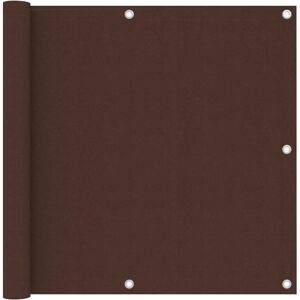 Écran de balcon vidaXL Marron - Tissu Oxford imperméable et UV - 90x300 cm - Publicité Écran de balcon vidaXL Marron - Tissu Oxford imperméable et UV - 90x300 cm - Publicité