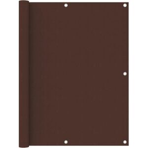 vidaXL Balcony Screen Brown 120x600 cm Oxford Fabric - Balcony Screen vidaXL Balcony Screen Brown 120x600 cm Oxford Fabric - Balcony Screen