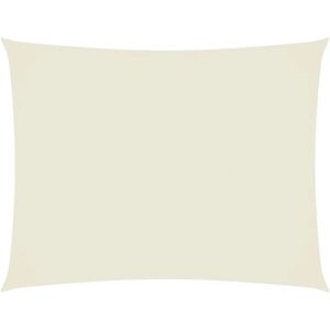vidaXL Sunshade Sail Oxford Fabric Rectangular 2.5x3.5 m Cream - Sunshade Sail vidaXL Sunshade Sail Oxford Fabric Rectangular 2.5x3.5 m Cream - Sunshade Sail