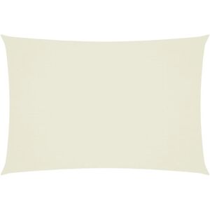 vidaXL Sunshade Sail Oxford Fabric 3x5 m Cream - Sunshade sail vidaXL Sunshade Sail Oxford Fabric 3x5 m Cream - Sunshade sail