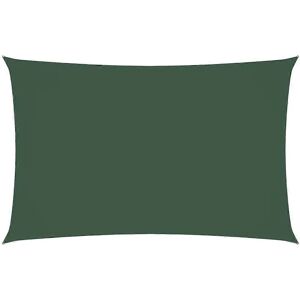 vidaXL Sunshade Sail 4x7 m Dark Green - Rectangular UV Resistant Waterproof vidaXL Sunshade Sail 4x7 m Dark Green - Rectangular UV Resistant Waterproof