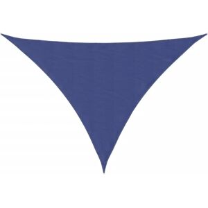 vidaXL Zonnedoek driehoek 3x3x4,24 m Blauw - Zonnewerper vidaXL Zonnedoek driehoek 3x3x4,24 m Blauw - Zonnewerper