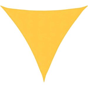 vidaXL Shade Sail - Triangular 3x3x3 m Yellow - Shade Sail vidaXL Shade Sail - Triangular 3x3x3 m Yellow - Shade Sail