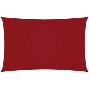 vidaXL Rectangular Sail Shade 5x8m Red - Parasol vidaXL Rectangular Sail Shade 5x8m Red - Parasol