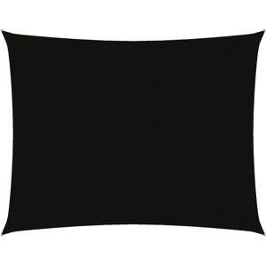vidaXL Sunshade Sail Oxford Fabric Rectangular 3x6 m Black Sunscreen Patio vidaXL Sunshade Sail Oxford Fabric Rectangular 3x6 m Black Sunscreen Patio