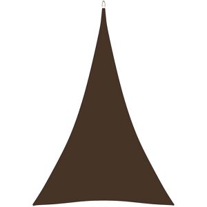 vidaXL Brown 5x7x7 m Shade Sail - Outdoor Triangular Sun Protection vidaXL Brown 5x7x7 m Shade Sail - Outdoor Triangular Sun Protection