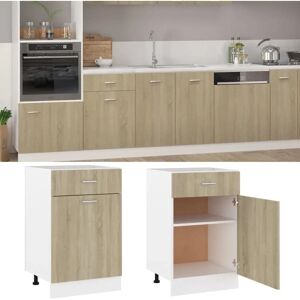 vidaXL Kitchen Cabinet Sonoma Oak - Storage Organizer - Kitchen Type vidaXL Kitchen Cabinet Sonoma Oak - Storage Organizer - Kitchen Type