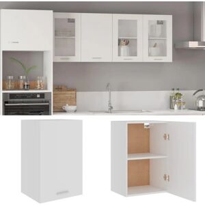 vidaXL White Kitchen Cabinet Storage Shelf - Kitchen Cabinet vidaXL White Kitchen Cabinet Storage Shelf - Kitchen Cabinet