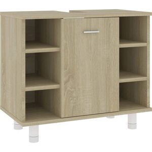 vidaXL Sonoma Oak Bathroom Cabinet - Storage Unit vidaXL Sonoma Oak Bathroom Cabinet - Storage Unit