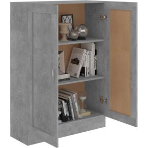 vidaXL Concrete Grey Book Cabinet - 82.5x30.5x115 cm - Book Type vidaXL Concrete Grey Book Cabinet - 82.5x30.5x115 cm - Book Type