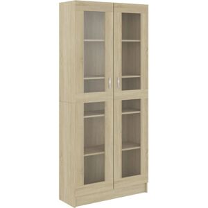 vidaXL Vitrina Sonoma Roble - Almacenamiento para sala vidaXL Vitrina Sonoma Roble - Almacenamiento para sala