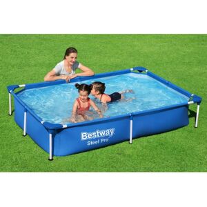 Bestway Steel Pro Pool - 221x150x43 cm - Durable Steel Frame Bestway Steel Pro Pool - 221x150x43 cm - Durable Steel Frame