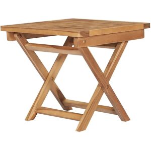 vidaXL Sun Lounger With Table in Teak Wood vidaXL Sun Lounger With Table in Teak Wood