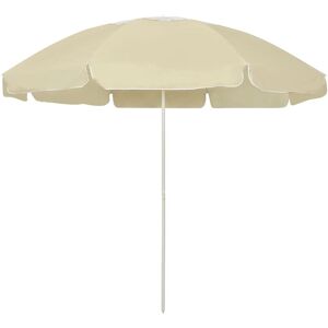 vidaXL Umbrelă de plajă 240 cm Nisip galben Protecție UV vidaXL Umbrelă de plajă 240 cm Nisip galben Protecție UV