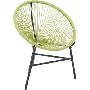 vidaXL Outdoor Chair Green - Garden Acapulco Poly Rattan Seat vidaXL Outdoor Chair Green - Garden Acapulco Poly Rattan Seat