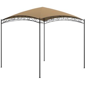 vidaXL Gazebo 3x3x2.65 m Taupe - Garden Canopy Shelter vidaXL Gazebo 3x3x2.65 m Taupe - Garden Canopy Shelter