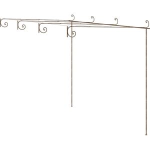 vidaXL Hage Rosenbue Antique Brun 4x3x2,5 m Jern Pergola vidaXL Hage Rosenbue Antique Brun 4x3x2,5 m Jern Pergola