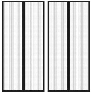 vidaXL 2x Insect Door Curtains - Black 210x90 cm - Fly Screen vidaXL 2x Insect Door Curtains - Black 210x90 cm - Fly Screen