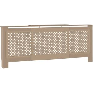 vidaXL MDF Radiator Cover - 205 cm - Brown - Radiator Cover vidaXL MDF Radiator Cover - 205 cm - Brown - Radiator Cover