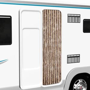 vidaXL Insect Curtain Beige and Light Brown 56x200 cm Chenille - Insect Curtain vidaXL Insect Curtain Beige and Light Brown 56x200 cm Chenille - Insect Curtain