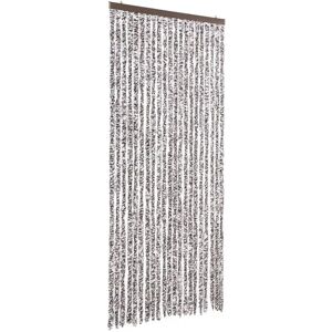vidaXL Insect Curtain Brown and Beige 90x200 cm Chenille Doorway Fly Screen - Insect Curtain vidaXL Insect Curtain Brown and Beige 90x200 cm Chenille Doorway Fly Screen - Insect Curtain