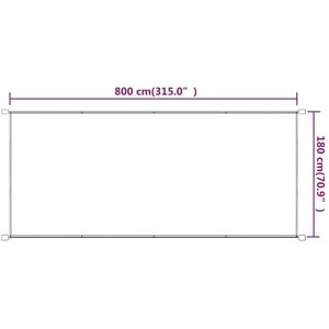 vidaXL Sininen pystysuora markiisi 180x800 cm UV-suojattu vidaXL Sininen pystysuora markiisi 180x800 cm UV-suojattu