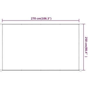 vidaXL Blue Vertical Awning 250x270 cm - Vertical Awning vidaXL Blue Vertical Awning 250x270 cm - Vertical Awning