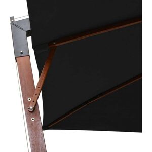 vidaXL Solid Fir Wood Hanging Parasol - Garden Sunshade Umbrella vidaXL Solid Fir Wood Hanging Parasol - Garden Sunshade Umbrella