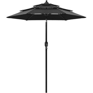 Maisonchic - 3-Levels Parasol with Aluminum Pole 3.5m - Garden Shade Maisonchic - 3-Levels Parasol with Aluminum Pole 3.5m - Garden Shade