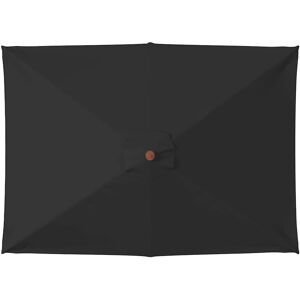 vidaXL Garden Parasol with Wooden Pole Black - Garden Parasol vidaXL Garden Parasol with Wooden Pole Black - Garden Parasol