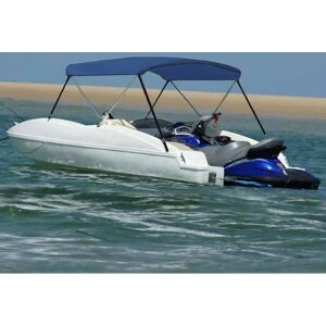 vidaXL 2-Bogen Bimini Top Marineblauw - Boeidak vidaXL 2-Bogen Bimini Top Marineblauw - Boeidak