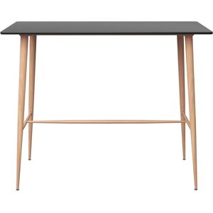 vidaXL 7 Piece Bar Set Black and Grey - Bar Set vidaXL 7 Piece Bar Set Black and Grey - Bar Set