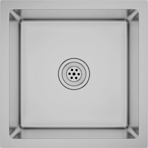 vidaXL Stainless Steel Kitchen Sink - 40x40x20cm - Modern Design vidaXL Stainless Steel Kitchen Sink - 40x40x20cm - Modern Design