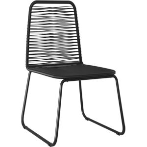 vidaXL - Outdoor Chairs Poly Rattan - Schwarz - Gartenstühle vidaXL - Outdoor Chairs Poly Rattan - Schwarz - Gartenstühle