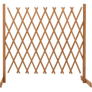 vidaXL Solid Firwood Garden Trellis Fence Orange - 180x100 cm Extending Barrier vidaXL Solid Firwood Garden Trellis Fence Orange - 180x100 cm Extending Barrier