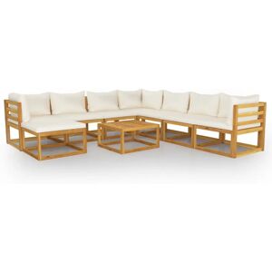 VidaXL udendørs møbelsæt - Holdbart, vejrbestandigt, 9-delt modulært havemøbelsæt VidaXL udendørs møbelsæt - Holdbart, vejrbestandigt, 9-delt modulært havemøbelsæt