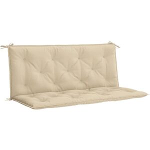 vidaXL Havebænkpude Beige 120x50x7 cm Oxford Stof - Garden Bench Cushion vidaXL Havebænkpude Beige 120x50x7 cm Oxford Stof - Garden Bench Cushion