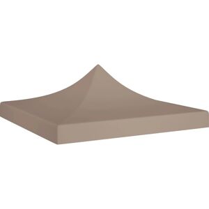 vidaXL 2x2 m Taupe Party Tent Roof - Replacement Canopy vidaXL 2x2 m Taupe Party Tent Roof - Replacement Canopy