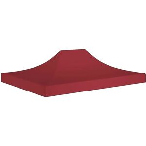 vidaXL Party Tent Roof 4x3 m Burgundy - Outdoor Replacement Canopy vidaXL Party Tent Roof 4x3 m Burgundy - Outdoor Replacement Canopy