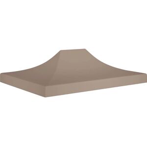 vidaXL Party Tent Roof 4.5x3 m Taupe UV-Resistant Canopy - Party Tent Roof vidaXL Party Tent Roof 4.5x3 m Taupe UV-Resistant Canopy - Party Tent Roof