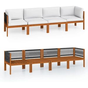 vidaXL 3057884 conjunto de muebles de jardín - Sofá de madera de acacia vidaXL 3057884 conjunto de muebles de jardín - Sofá de madera de acacia