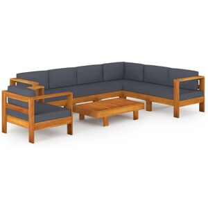 Vida XL 3057957 Gartenmöbel-Set - Holz, Dunkelgrau Vida XL 3057957 Gartenmöbel-Set - Holz, Dunkelgrau