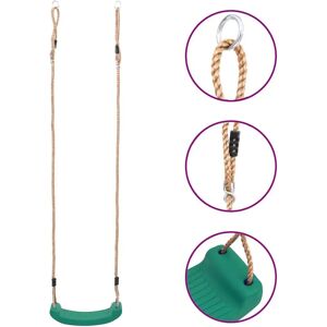 vidaXL Swing Seat for Children Green Garden Tree Swing Seat Play Equipment vidaXL Swing Seat for Children Green Garden Tree Swing Seat Play Equipment