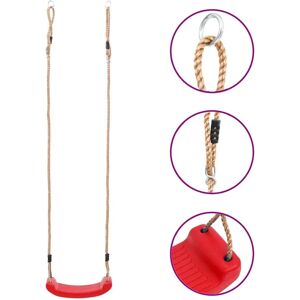 vidaXL Red Children Garden Swing Seat - Swing Seat for Kids vidaXL Red Children Garden Swing Seat - Swing Seat for Kids