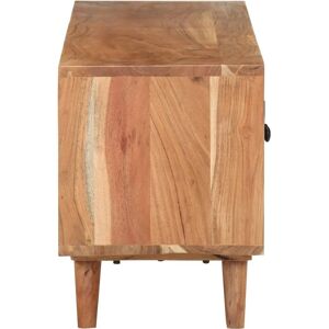 vidaXL Solid Acacia Wood TV Cabinet - Modern Storage vidaXL Solid Acacia Wood TV Cabinet - Modern Storage