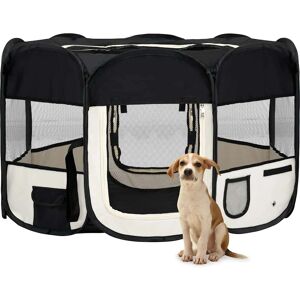 vidaXL 125x125x61 cm Foldable Dog Playpen - Pet Run Cage vidaXL 125x125x61 cm Foldable Dog Playpen - Pet Run Cage