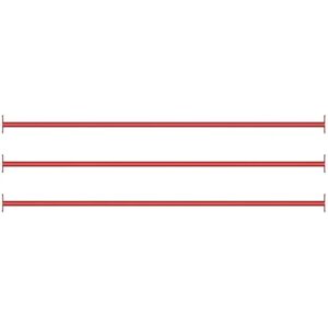 vidaXL Steel Red Turning Bars 3 pcs Gymnastics Set - Product Type vidaXL Steel Red Turning Bars 3 pcs Gymnastics Set - Product Type