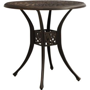 vidaXL Garden Table Aluminum 78x78cm Bronze vidaXL Garden Table Aluminum 78x78cm Bronze