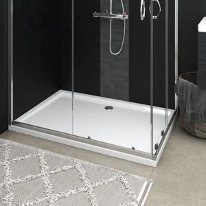 vidaXL Rectangular ABS Shower Base White Bathroom Plumbing Shower Parts - Shower Base vidaXL Rectangular ABS Shower Base White Bathroom Plumbing Shower Parts - Shower Base
