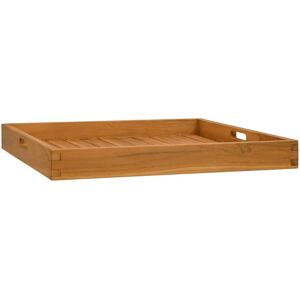 vidaXL Solid Teak Wood Serving Tray - 60x60 cm vidaXL Solid Teak Wood Serving Tray - 60x60 cm